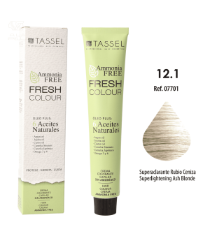 Tinte Fresh Colour sin Amoniaco 100ml - Tassel : 12.1 Super aclarante rubio ceniza - 1