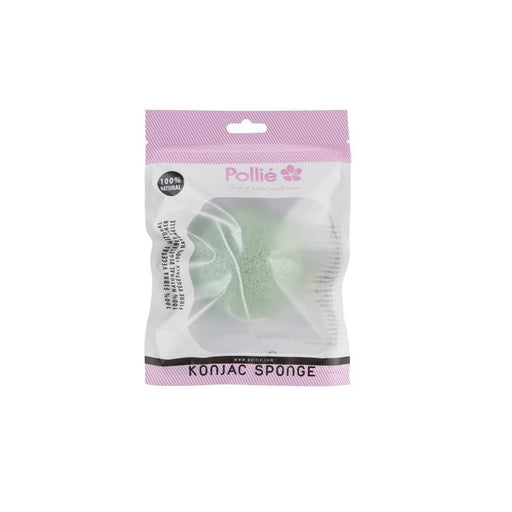 Esponja Konjac Aloe Vera Natural - 1 unidad - Pollié - 2