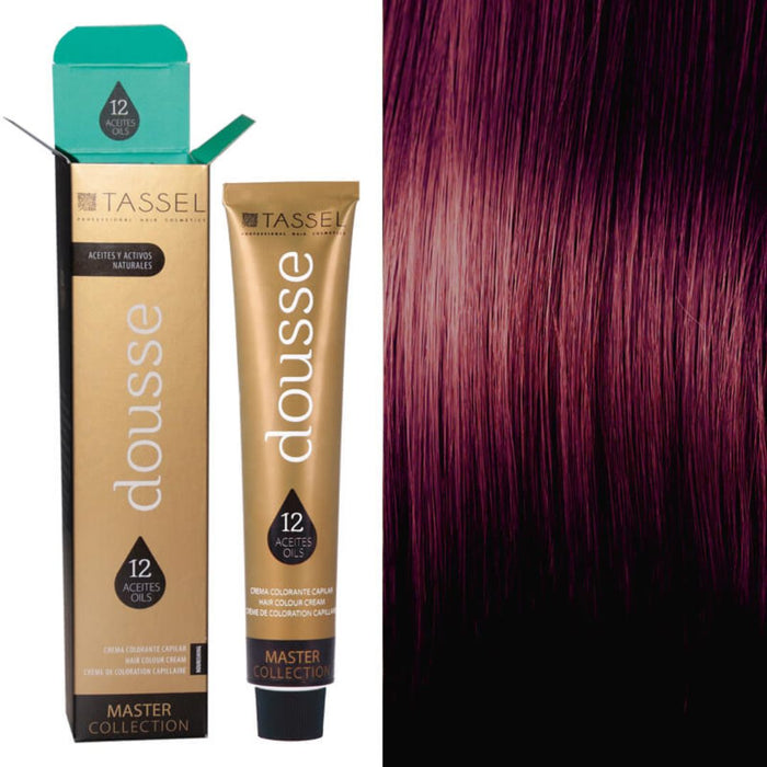 Tinte Tassel Dousse 100ml - Tassel : 7.56 - RUBIO MEDIO ROJO VIOLETA - 1