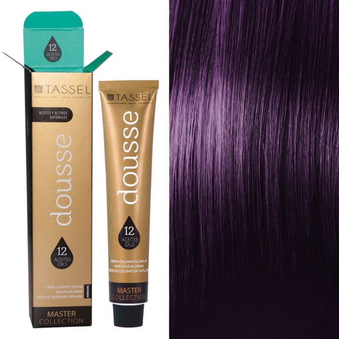 Tinte Tassel Dousse 100ml - Tassel : 6V - RUBIO OSCURO VIOLETA - 1