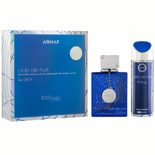 2 Pc Gift Set Club de Nuit Iconic Edp 105 ml  200 ml Body Spay - Armaf - 1