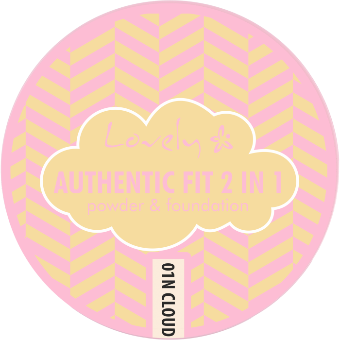 Maquillaje y Polvo 2 en 1 Authentic Fit - Lovely : N1 - 1