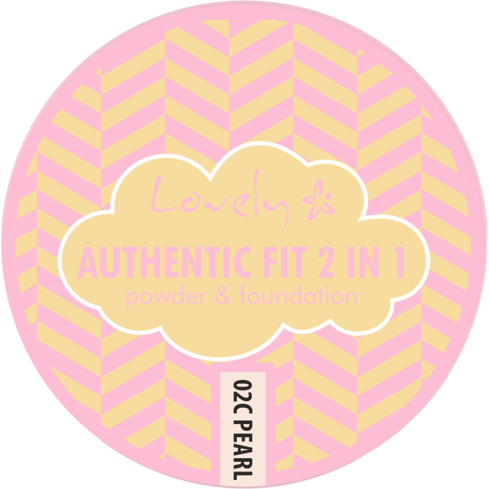 Maquillaje y Polvo 2 en 1 Authentic Fit - Lovely : N2 - 1
