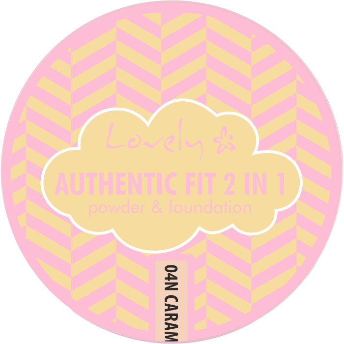 Maquillaje y Polvo 2 en 1 Authentic Fit - Lovely : N4 - 1