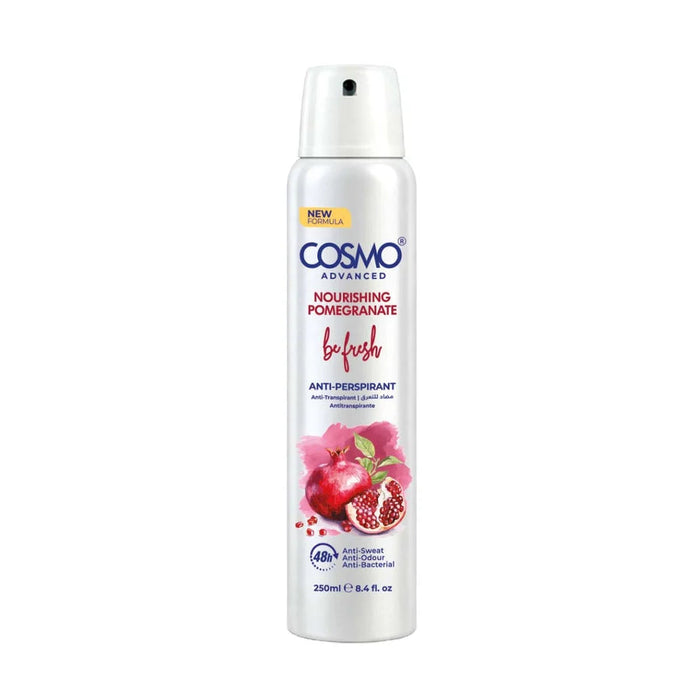 Roll on Be Fresh Antiperspirant Deodorant Spray Nourishing Pomegranate 250 ml - Cosmo - 1
