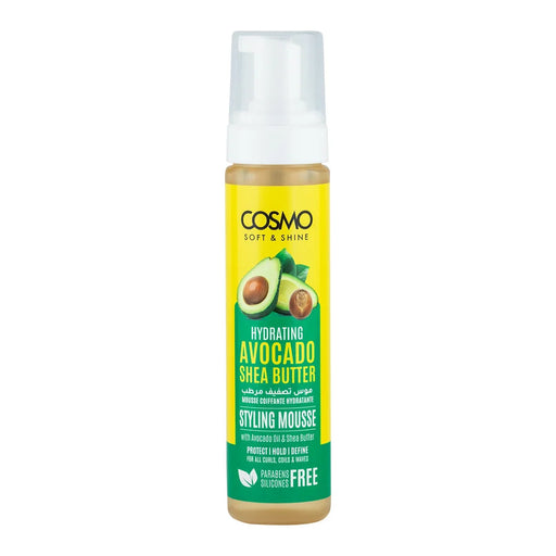 Soft and Shine Styling Mousse Avocado and Shea Butter  250ml - Cosmo - 1