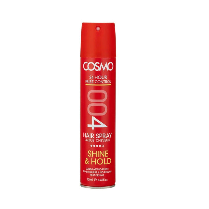 Hair Care Shine and Hold 004 Hair Spray 250ml  Can - Cosmo - 1