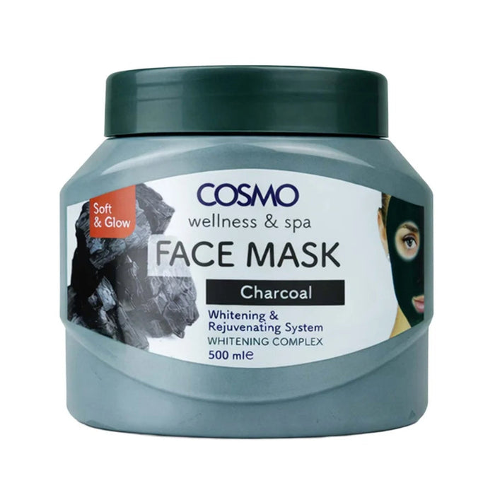 Face Care Charcoal Face Mask 500ml - Cosmo - 1