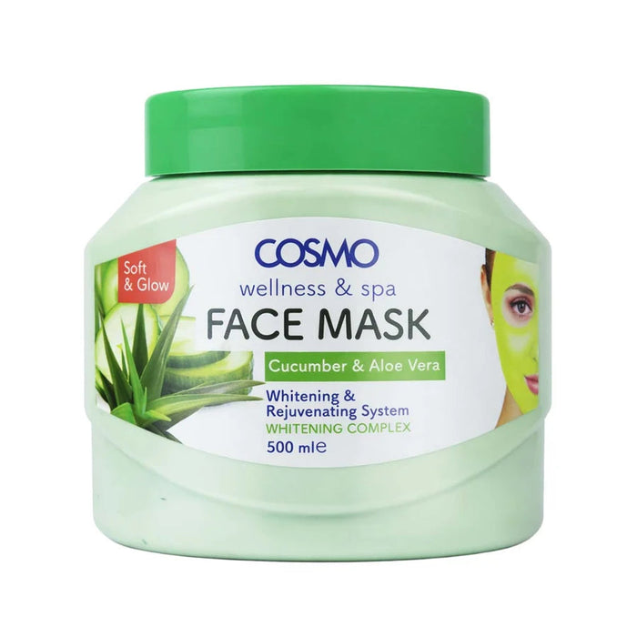 Face Care Cucumber and Aloe Vera Face Mask 500ml - Cosmo - 1