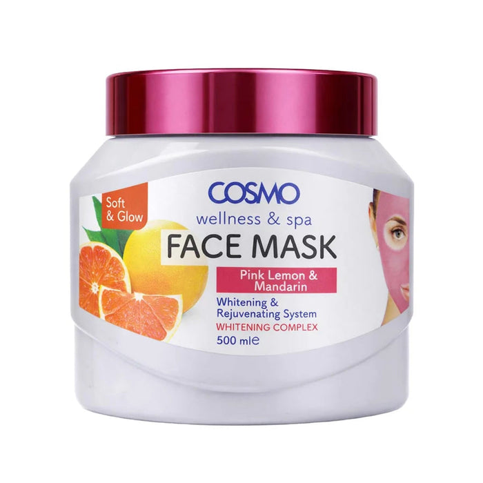 Face Care Pink Lemon and Mandarin Face Mask 500ml - Cosmo - 1