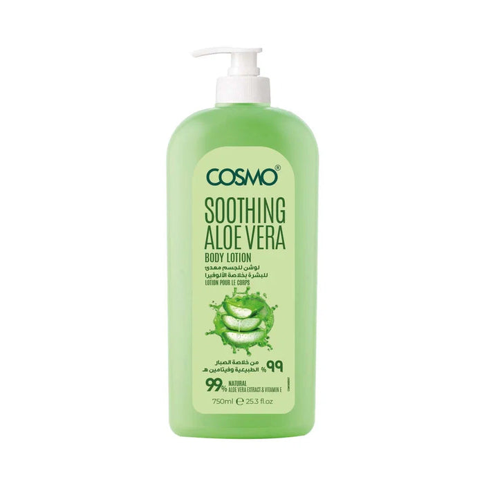 Body Care Soothing Aloe Vera Body Lotion 99% Natural   750ml    - Cosmo - 1