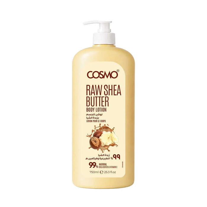 Body Care Shea Butter Body Lotion 99% Natural   750ml - Cosmo - 1