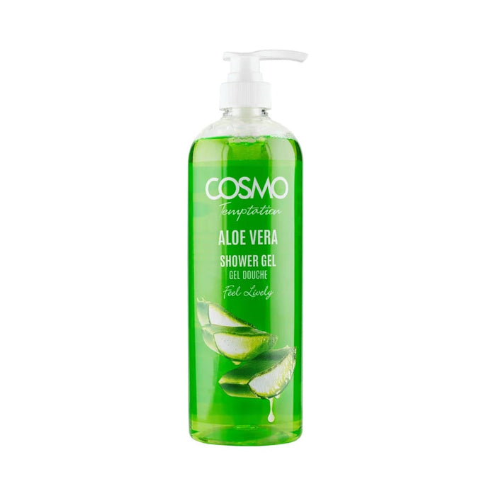 Body Care Temptation Shower Gel Aloe Vera 1000ml    - Cosmo - 1