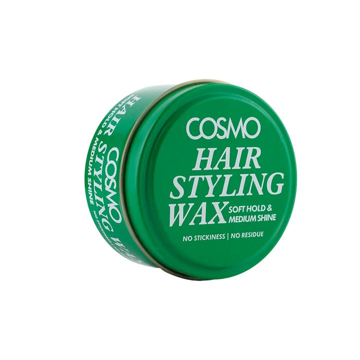 Hair Care  Hair Styling Wax Soft Hold Medium Shine 100g Green - Cosmo - 1
