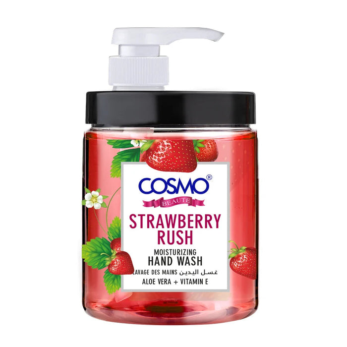 Body Care Hand Wash Strawberry 1000ml - Cosmo - 1