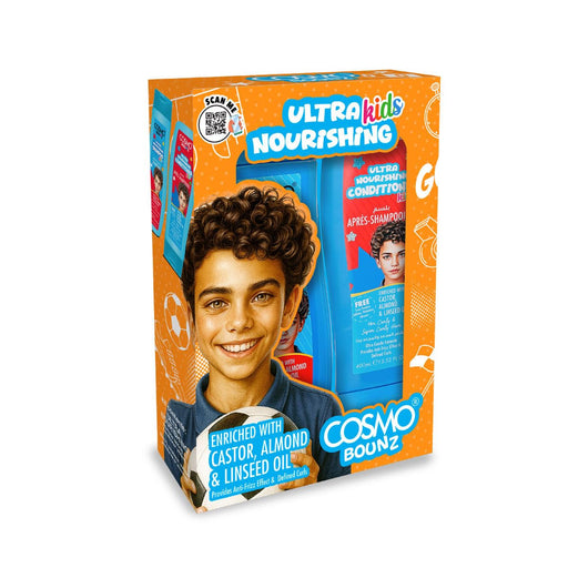 Bounz 2pc Shampoo and  Conditioner Nourishing Kids 400ml - Cosmo - 1