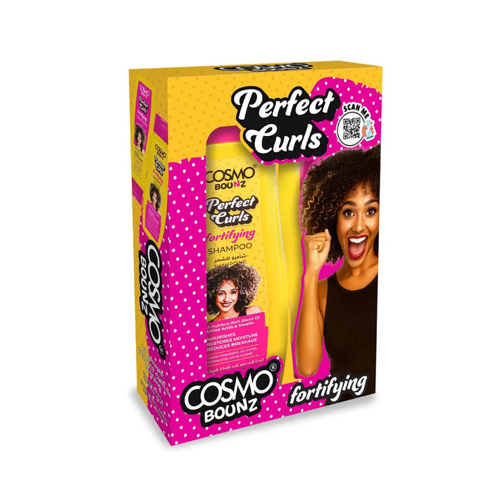Bounz 2pcs Shampoo and  Conditioner Fortifying 400ml - Cosmo - 1