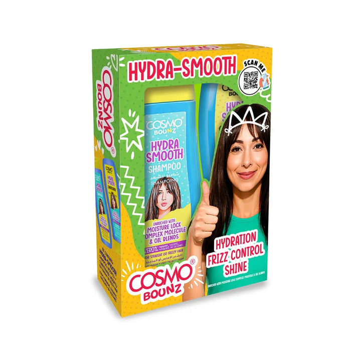 Bounz 2pcs Shampoo and  Conditioner Hydra Smooth 400ml - Cosmo - 1