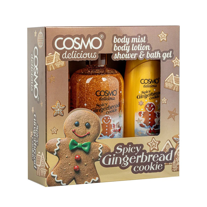 Delicious 3pc Shower Gel Lotion Mist Ginger - Cosmo - 1