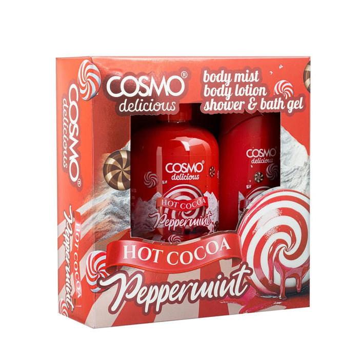Delicious 3pc Shower Gel Lotion Mist Peppermint - Cosmo - 1