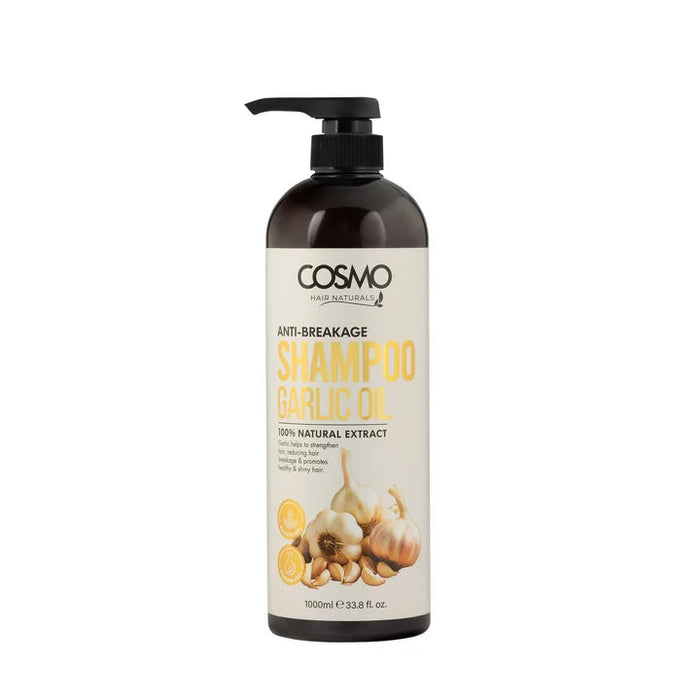 Hair Care Antibreakage Garlic Oil Shampoo 100% Natural Extract 1000ml - Cosmo - 1