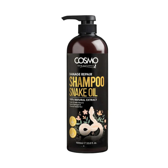 Hair Care Damage Repair Snake Oil Shampoo 100% Natural Extract 1000ml - Cosmo - 1