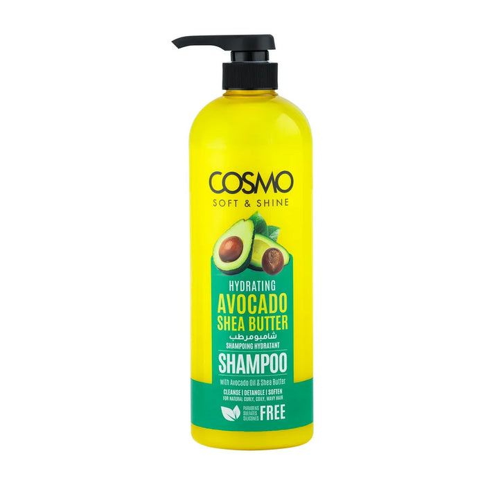 Soft and Shine Shampoo Avocado and Shea Butter 480ml - Cosmo - 1