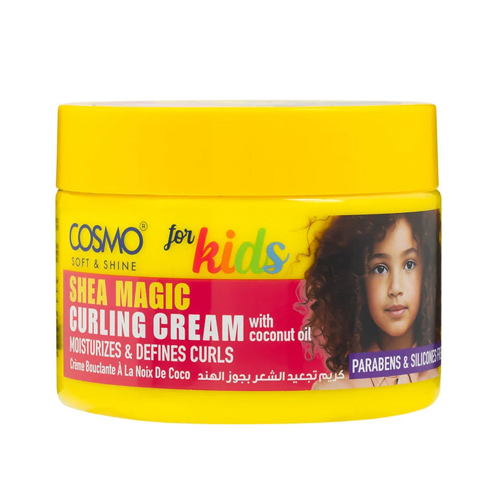 Soft and Shine Curling Cream Moisturizes and Defines Curls for Kids Shea Magic 325g - Cosmo - 1