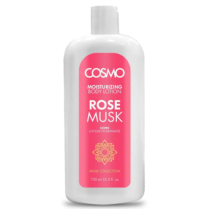 Body Care Moisturizing Rose Musk Body Lotion   750ml   - Cosmo - 1
