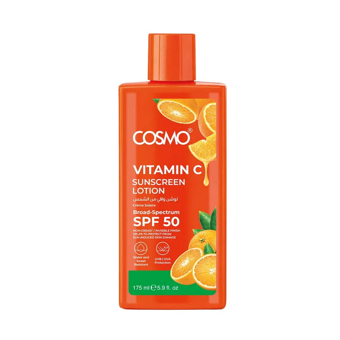 Vitamin c  Spf 50 Sunscreen Lotion 175 ml - Cosmo - 1