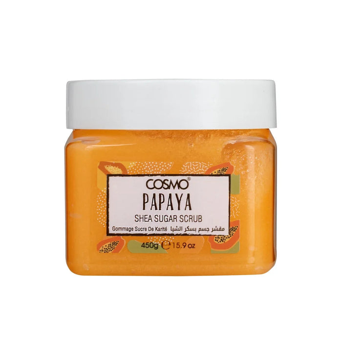 Body Care Body Shea Sugar Scrub Papaya 450g - Cosmo - 1