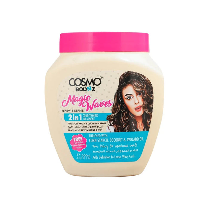 Bounz Hair Treatment Magic Waves 1000ml - Cosmo - 1