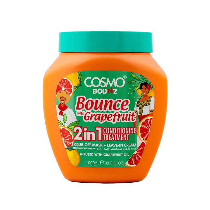 Bounz 2in1 Hair Treatment Grape 1000ml - Cosmo - 1