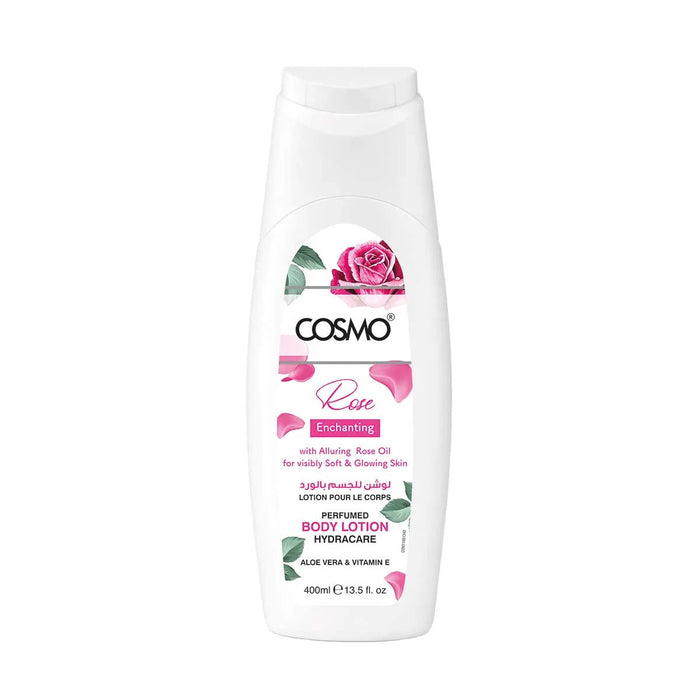 Body Care Body Lotion Rose Perfumed 400ml - Cosmo - 1
