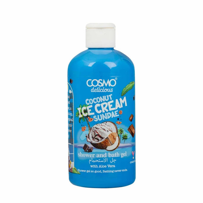Delicious Body Shower & Bath Gel Coconut 350ml - Cosmo - 1