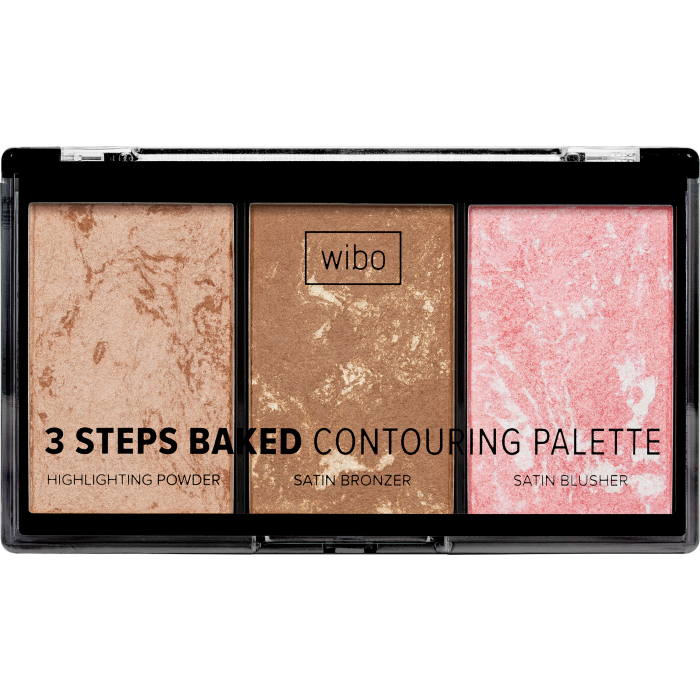 Paleta de Contorno 3 Steps Baked - Wibo - 1