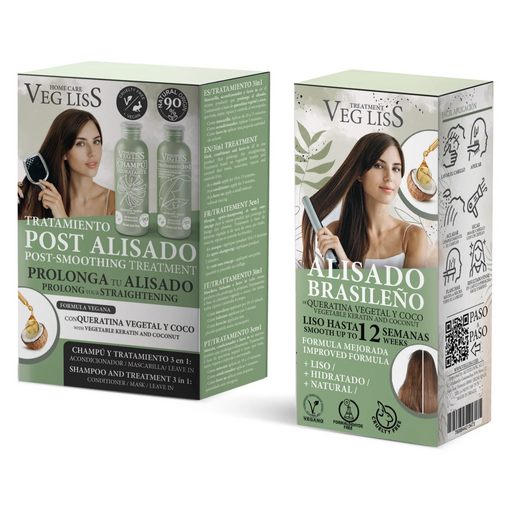 Pack de Alisado + Post Alisado Hidratante - Vegliss - 1